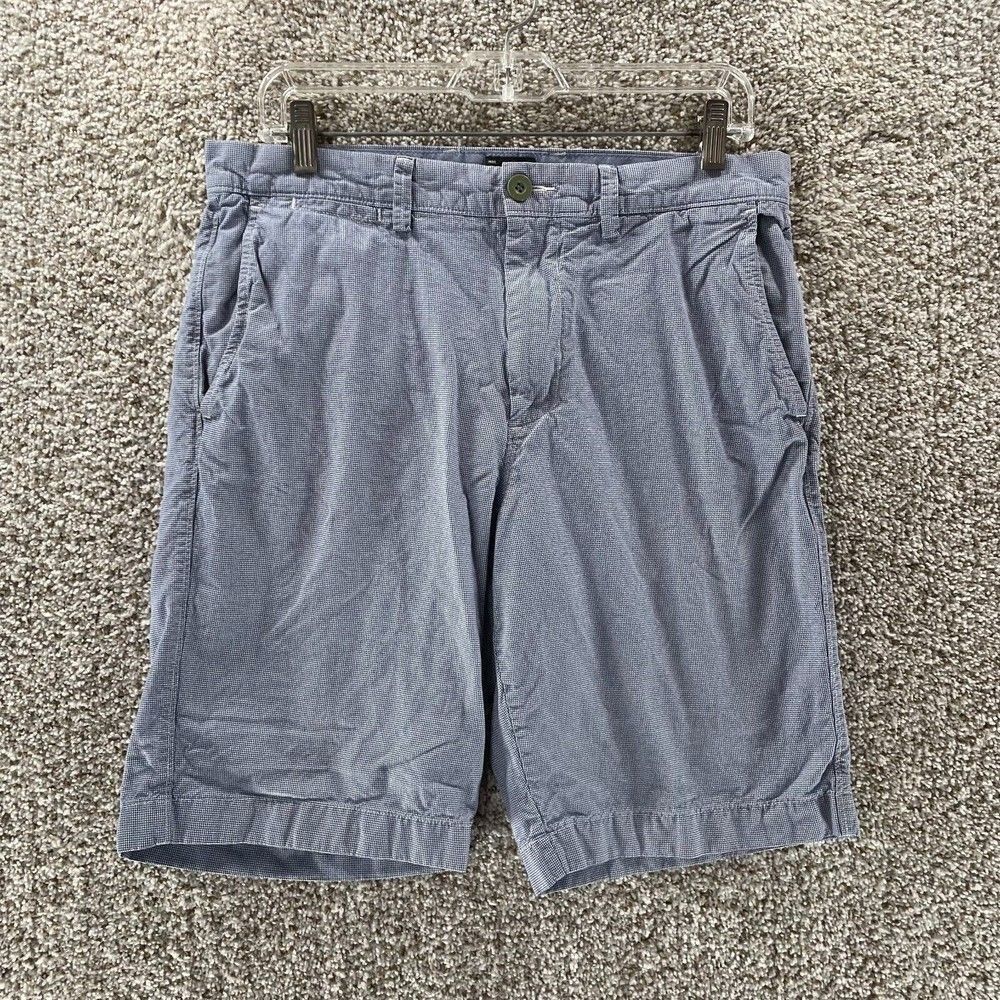 J Crew Shorts Mens 32 Blue Chino Preppy Casual Normcore Pockets Club Cotton Logo